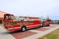 LAFD Los Angeles Fire Department Truck - Los Angeles, California Royalty Free Stock Photo