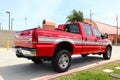 LAFD Los Angeles Fire Department Truck - Los Angeles, California Royalty Free Stock Photo