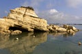 Laganas beach at Zakynthos in Greece Royalty Free Stock Photo