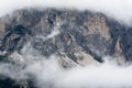 Black clouds dominate mountains Royalty Free Stock Photo