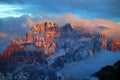 Lagazuoi war scene, Dolomites, Italy