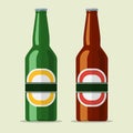 Lager bottle beer icon