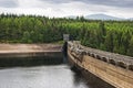 Laggan dam in the highlands of Scotland, UK