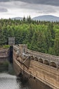 Laggan dam in the highlands of Scotland, UK