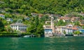 Scenic sight in Laglio, village on the Como Lake, Lombardy, Italy.