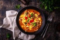 Lagman with beef and vegetables Royalty Free Stock Photo