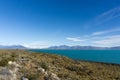 Lago Argentino is the largest and southernmost of the great Patagonian lakes in Argentina Royalty Free Stock Photo