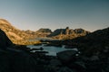 lago de ruis in pyrenees. spain