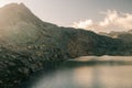 lago de ruis in pyrenees. spain