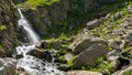 Lago della Rovina - Lake in the Italian Alps Entracque Timelapse