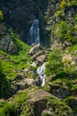 Lago della Rovina Waterfall - Lake in the Italian Alps Entracque