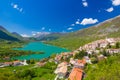 Lago di Barrea, Abruzzo, Italy Royalty Free Stock Photo