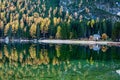 Lago Di Braies in autumn