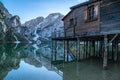 Lago di Braies oder Pragser Wildsee in italian Alps