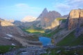 Lago di Cengia in Croda dei Toni mountains, Dolomites, Italy