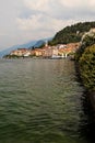 Lago di Como coastline town.