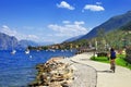 Lago di Garda activities Royalty Free Stock Photo