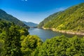 Lago di Vogorno lake, reservoir in the Verzasca valley, Ticino, Switzerland, Europe Royalty Free Stock Photo