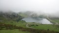 Lago Enol de Covadonga in Picos de Europa NP in Spain