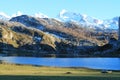 Lago Ercina, Cangas de OnÃÂ­s, Spain Royalty Free Stock Photo