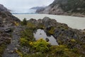 Lago Grey and Grey Glacier, Torres del Paine National Park, Chile Royalty Free Stock Photo