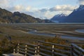 Lago Grey in Torres del Paine National Park, Chile Royalty Free Stock Photo