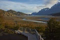 Lago Grey in Torres del Paine National Park, Chile Royalty Free Stock Photo