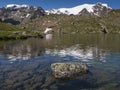 Lago Lungo with mount Cevedale