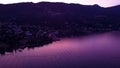 Lago Maggiore Drone view of the island Bella. Borromean islands Isola Bella and Isola dei Pescatori. Italy, Stresa 5.01 Royalty Free Stock Photo