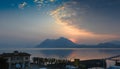 Lago Maggiore, Italy - Moody lake Royalty Free Stock Photo