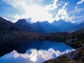 Lago Nero, Cornisello, Brenta Dolomites, north Italy Royalty Free Stock Photo