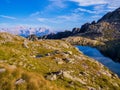 Lago Nero, Cornisello, Brenta Dolomites, north Italy Royalty Free Stock Photo