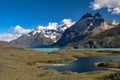 Lago Nordenskjold at Torres del Paine national park, patagonia, Chile Royalty Free Stock Photo
