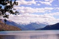 Lago Puelo mountainside view Royalty Free Stock Photo