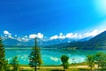 Lake in Italian Alps