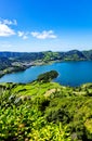 Lagoa Azul, Lagoa das Sete Cidades, SÃÂ£o Miguel Island, Azores, AÃÂ§ores, Portugal, Europe