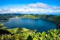 Lagoa Azul, Sete Cidades, SÃÂ£o Miguel Island, Azores, AÃÂ§ores, Portugal, Europe