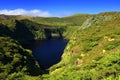 Lagoa Comprida - the Long Lake in English, Flores Island Royalty Free Stock Photo