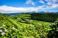 Lagoa das Sete Cidades, Crater of the Seven Cities, SÃÂ£o Miguel Island, Azores, AÃÂ§ores, Portugal, Europe Royalty Free Stock Photo