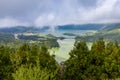 Lagoa das Sete Cidades. Sao Miguel island, Azores archipelago Royalty Free Stock Photo