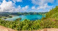 Lagoa das Sete Cidades in Sao Miguel islands, Azores Royalty Free Stock Photo