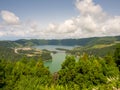 Lagoa das Sete Cidades, Blue and Green Lakes, Sao Miguel, Azores Islands