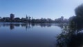 Lagoa Do ViolÃÂ£o. Cidade de Torres, Rio Grande do Sul. CÃÂ©u azul. Royalty Free Stock Photo