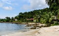 Cambodia. lagoon, beach, sand, sea water and jungle