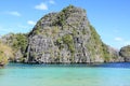 Lagoon at Coron island Royalty Free Stock Photo