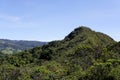 Lagoon or lake of guatavita in Colombia, source of the el dorado legend Royalty Free Stock Photo