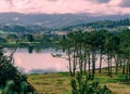 Lagoon of navia spain Royalty Free Stock Photo