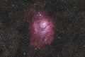 The Lagoon Nebula , Messier 8 or NGC 6523 Royalty Free Stock Photo