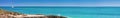Lagoon panorama Royalty Free Stock Photo