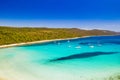 Lagoon on Sakarun beach on Dugi Otok island, Croatia